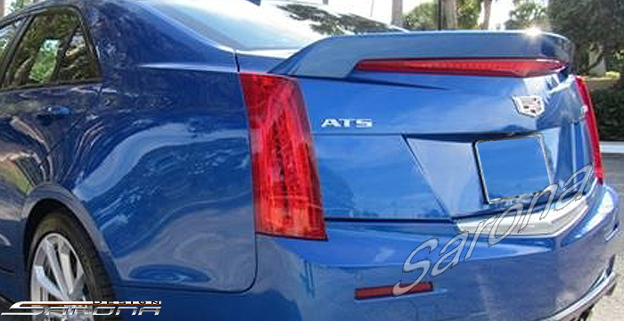 Custom Cadillac ATS  Sedan Trunk Wing (2013 - 2018) - $189.00 (Part #CD-022-TW)